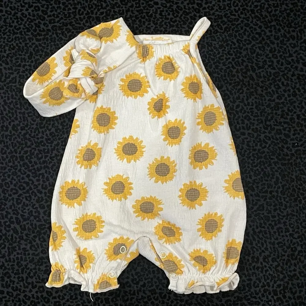 Girls Bundle Outfits Set Baby 3-6 Months One Piece Romper Bodysuits lot of 4